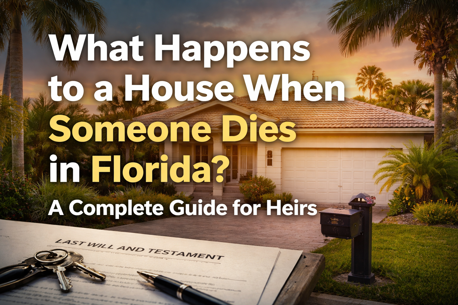 What Happens to a House When Someone Dies in Florida? A Complete Guide