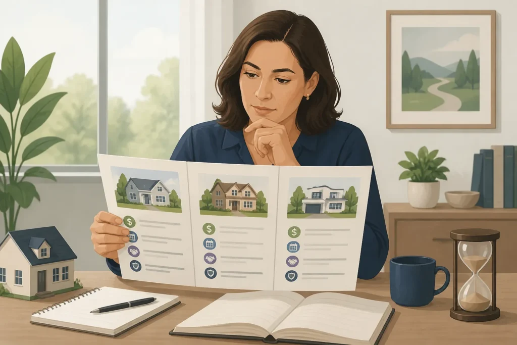 Editorial illustration for How to Compare Property-Sale Proposals Without Rushing a Decision